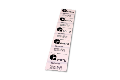 Admission Tickets [box of 6x3000 tickets]